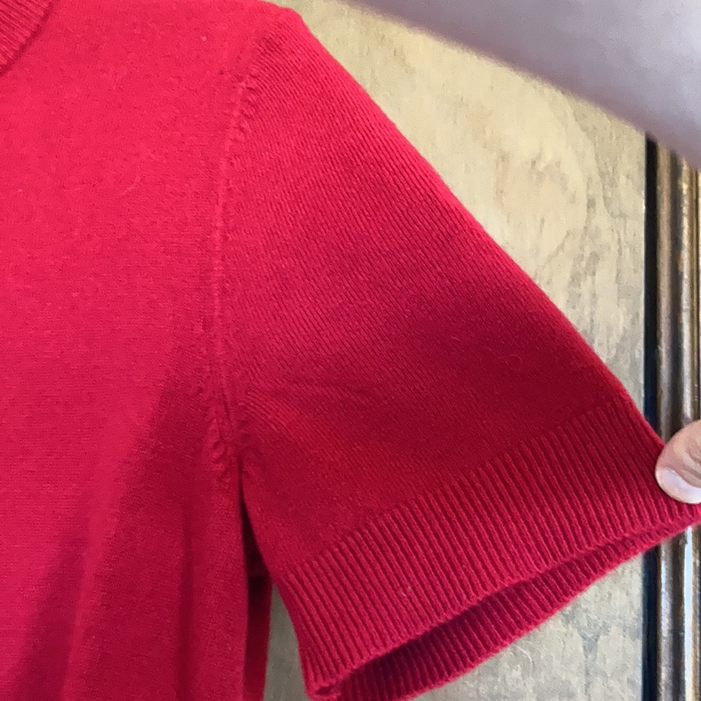 Vintage Y2K requirements red sweater SP - Picture 8 of 17